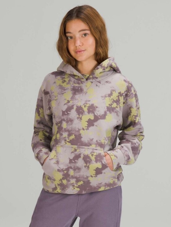 lululemon athletica Tops - Lululemon All Yours Hoodie Orbital Tie Dye Mauve Grey Multi